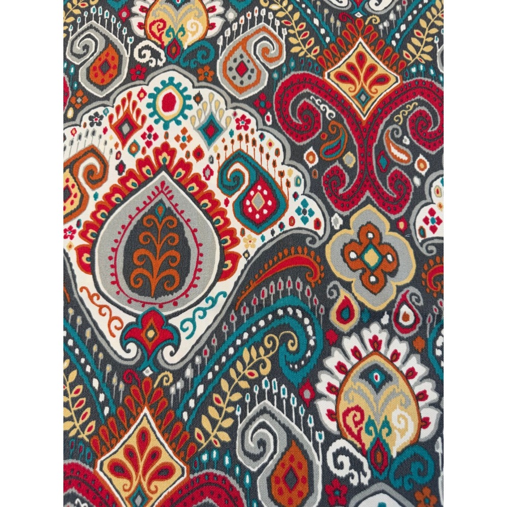 Waverly Sun N Shade Outdoor Fabric Remnants 3 Pieces 18"x24"Multi Paisley